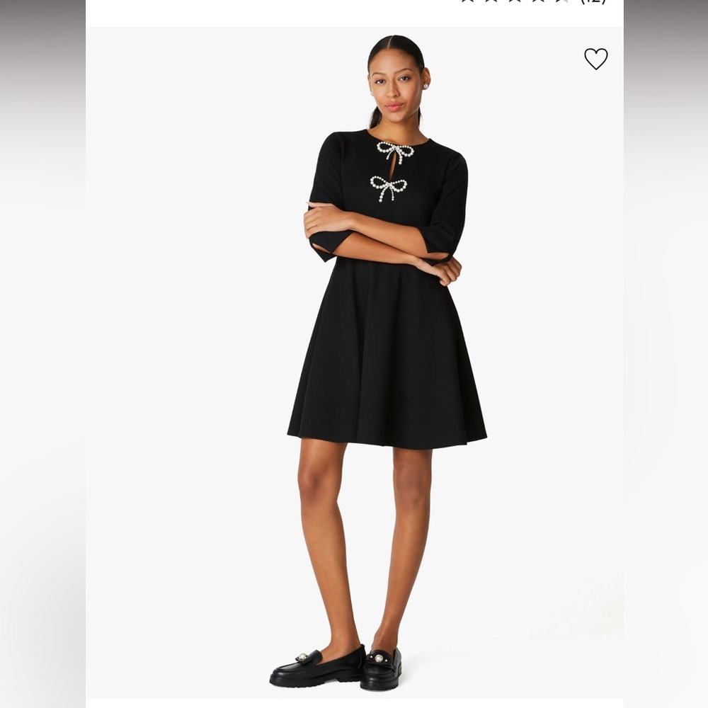 Used 🌸Kate Spade Black dress.size L🌸Worn once